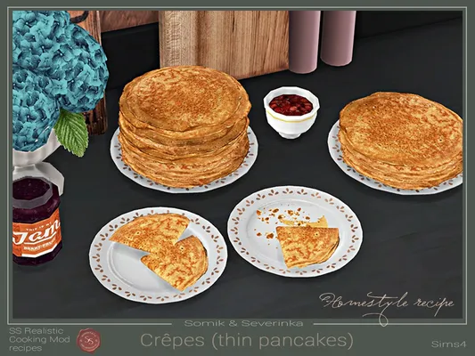 Recipe Crêpes  - French Thin Pancakes